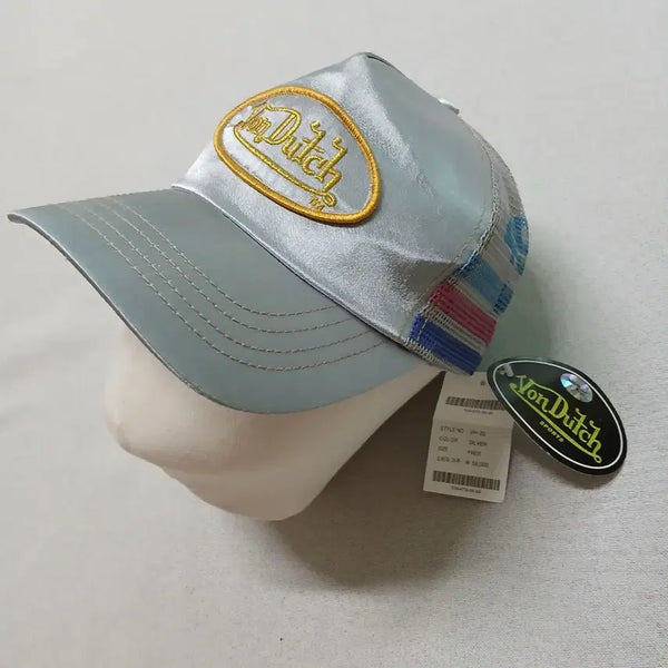 [BUNJANG] Vondutch Satin Mesh Ball Cap Hat OSFA / 택붙은 미사용 vondutch 본더치 매쉬 볼캡 모자 새틴 y2k
