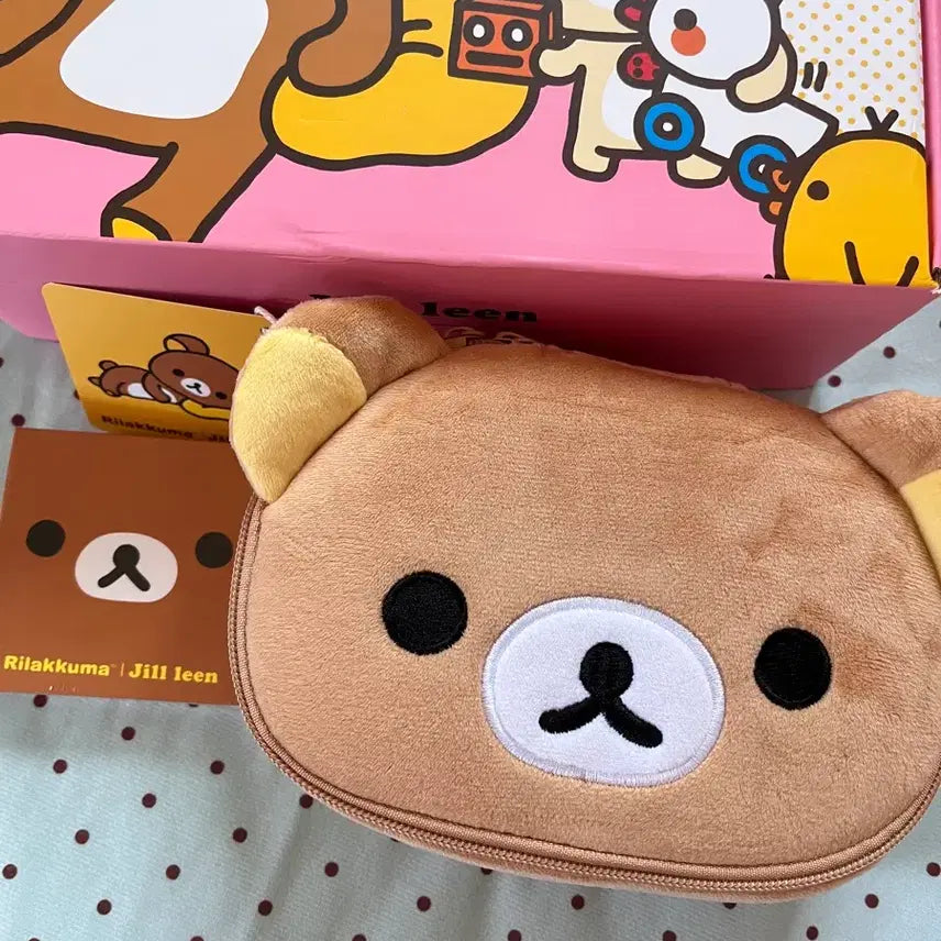 [BUNJANG] Jill Leen Rilakkuma Contour Palette & Pouch Set / jill leen 리락쿠마 팔레트+파우치