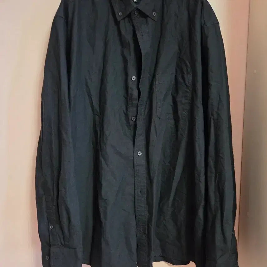 [BUNJANG] Musinsa Standard Black Oversized Fit Shirt / 무신사 스탠다드 셔츠