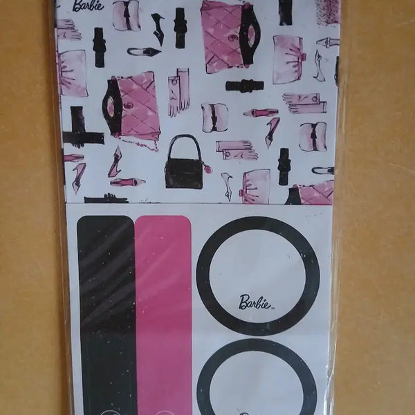 [BUNJANG] Vintage Barbie Illustration Gift Wrapping Paper Bag Sealed New / 고전 바비 일러스트 선물 포장 종이백 미개봉 새상품