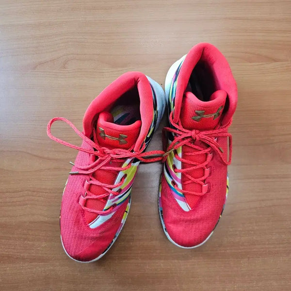 [BUNJANG] Under Armour Red Multi Basketball Shoes / 언더아머 농구화 레드  멀티