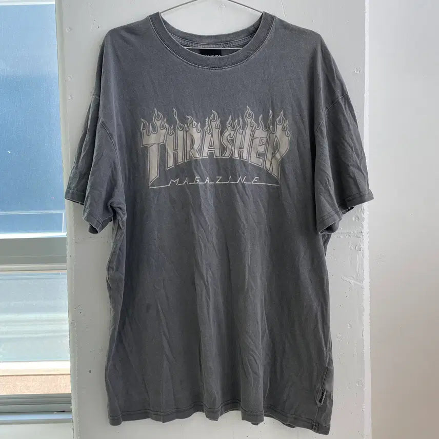 [BUNJANG] Thrasher Oversized Fit T-Shirt / (S) 트레셔 오버핏 반팔 티셔츠