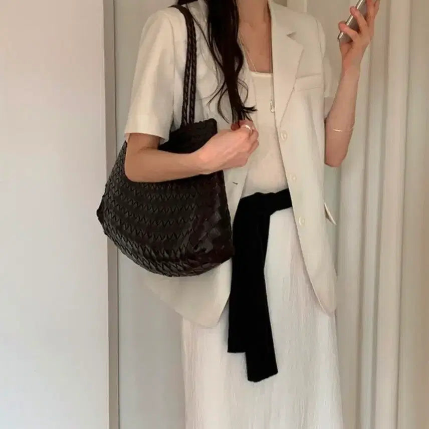 [BUNJANG] Benito Made Premium Linen-Like Summer Solid Jacket (Buttercream, S) / 베니토 made  프리미엄 린넨라이크 썸머 솔리드 자켓 버터크림  s