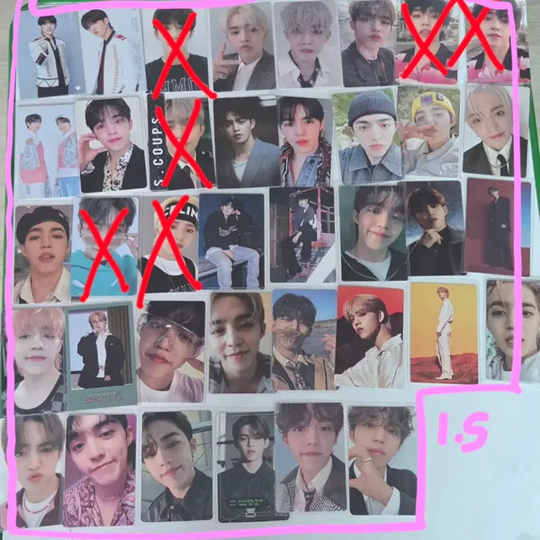 [BUNJANG] SEVENTEEN Photocard / 세븐틴 포카
