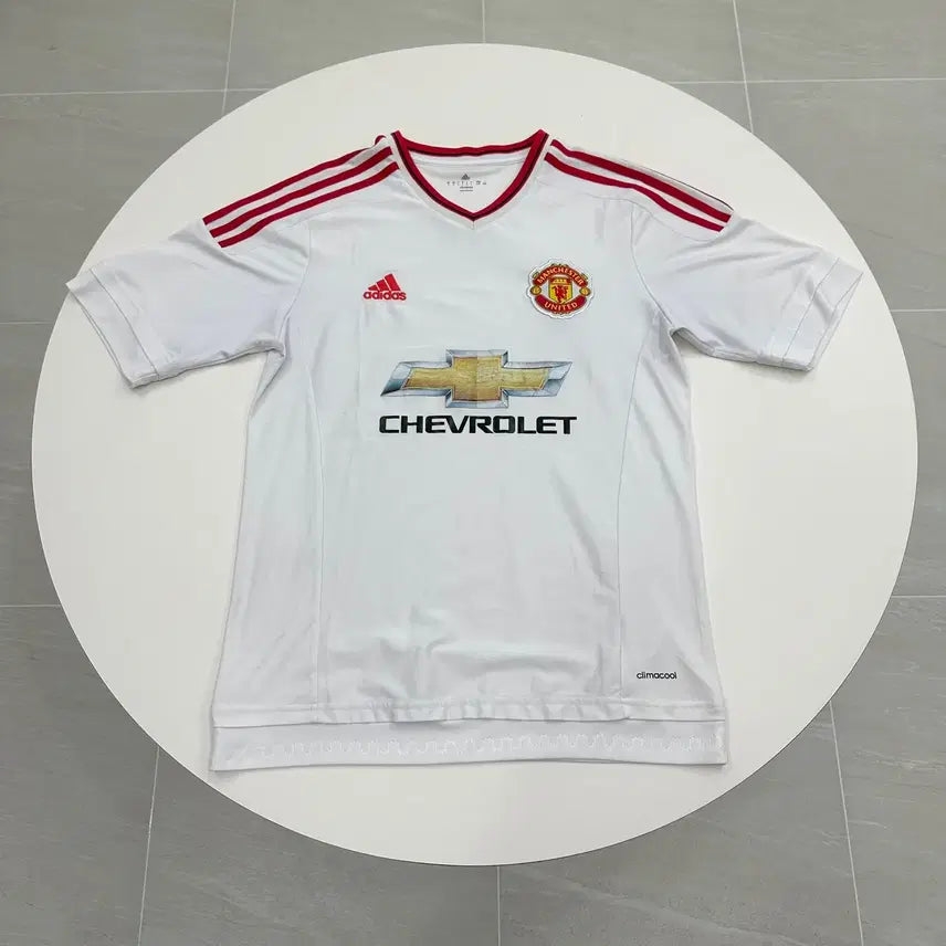[BUNJANG] Adidas 15-16 Manchester United Away Jersey L (100) / 아디다스 15-16 맨유 맨체스터 유나이티드 어웨이 유니폼 L 100