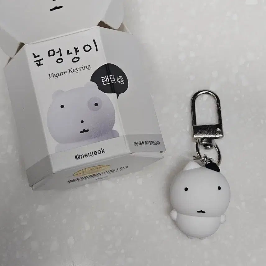 [BUNJANG] Eye Cat Figure Keyring / 눈멍냥이 눈냥이 피규어 키링