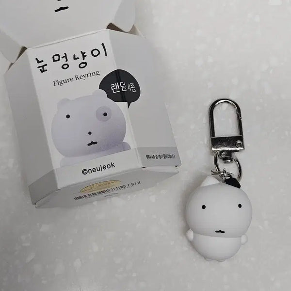 [BUNJANG] Eye Cat Figure Keyring / 눈멍냥이 눈냥이 피규어 키링
