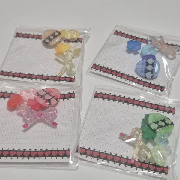 [BUNJANG] Shugo Chara Amu's Guardian Characters Jibbitz Bundle Set / 캐릭캐릭체인지 아무 수호캐릭터 지비츠 일괄