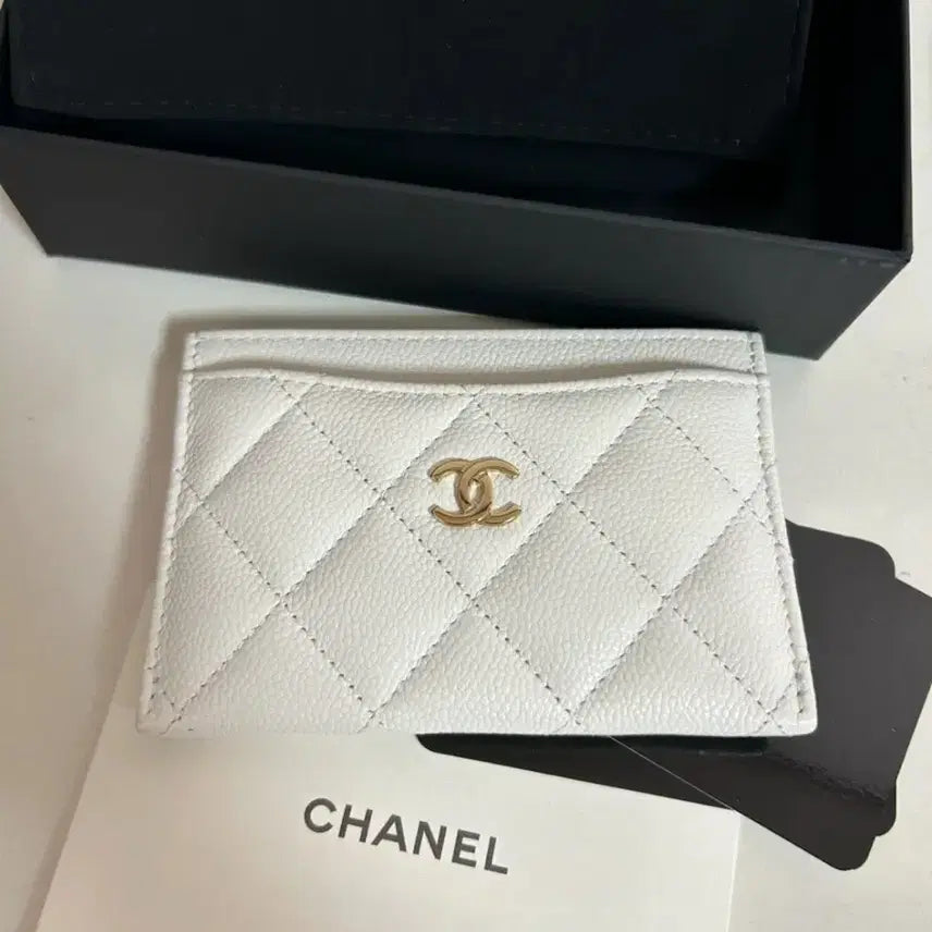 [BUNJANG] Chanel Card Holder White / 샤넬 카드지갑 카드슬롯 화이트