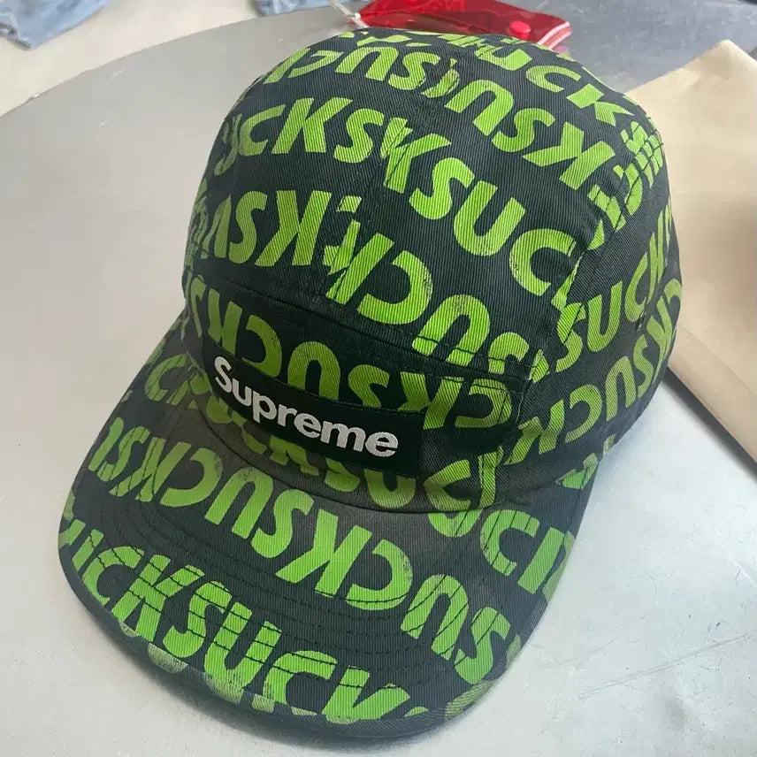 [BUNJANG] Supreme SUCK Camp Cap Vintage / 슈프림 suck 캠프캡 빈티지