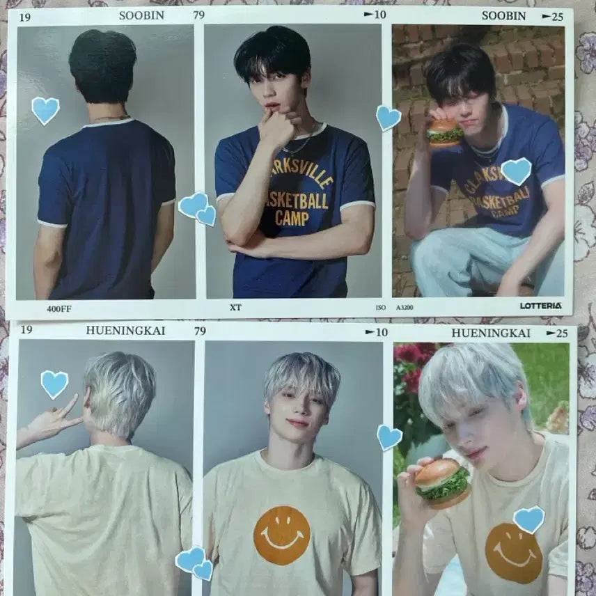 [BUNJANG] TXT Lotteria Postcard Soobin Hueningkai Bundle Set / 투바투 롯데리아 포스트카드 최수빈 휴닝카이