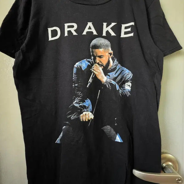 [BUNJANG] Drake Graphic T-Shirt Black / 드레이크 반팔티 블랙