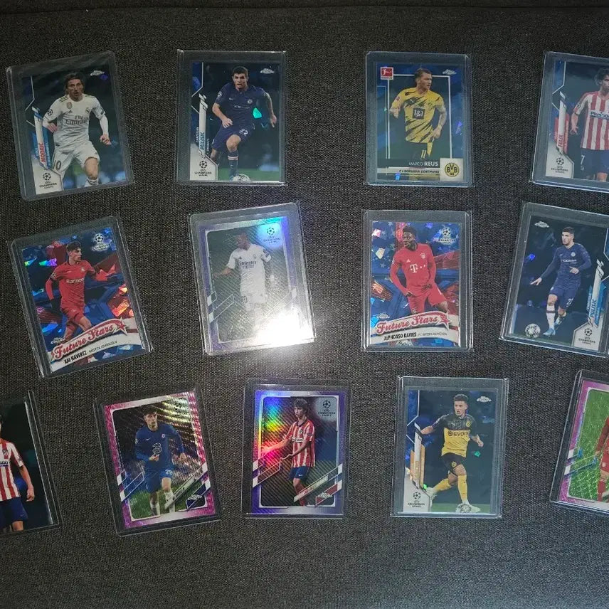 [BUNJANG] Sports Football Cards Sapphire Parallel Set (13 Types) / 스포츠 축구카드 사파이어, 페러렐 13종일괄
