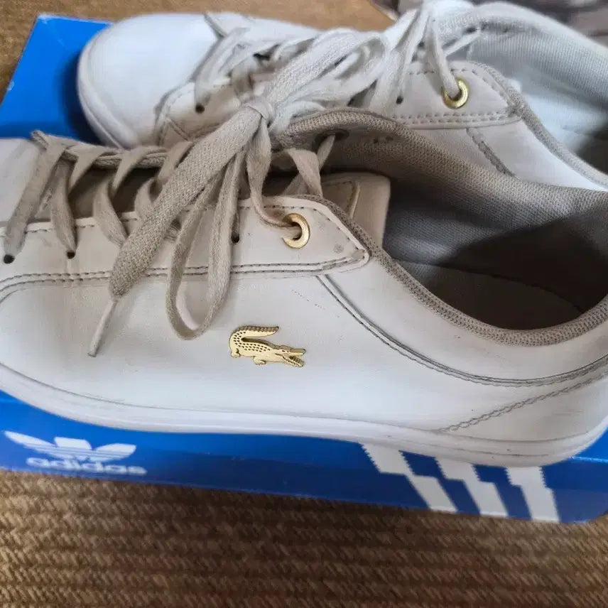 [BUNJANG] Lacoste Sneakers White / 라코스테 스니커즈 화이트
