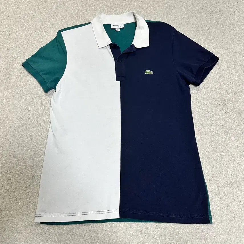 [BUNJANG] Lacoste Slim Fit Short Sleeve Polo Shirt L (105) / 라코스테 반팔 카라티 슬림핏 L 105