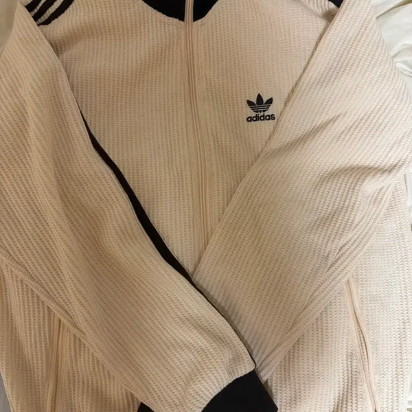 [BUNJANG] Adidas Waffle Beckenbauer Track Top Wonder White / 아디다스 와플 바켄바우어 트랙탑 원더 화이트