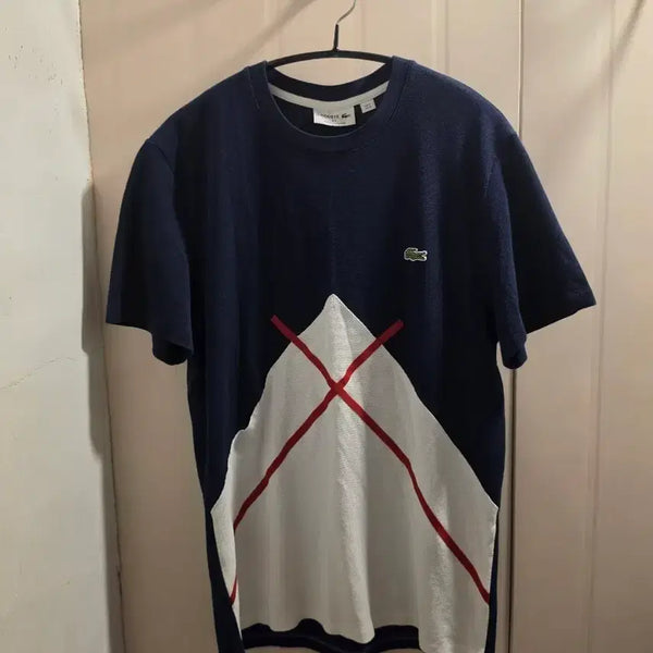 [BUNJANG] Lacoste Short Sleeve Knit Navy / m 라코스테 반팔 니트 네이비