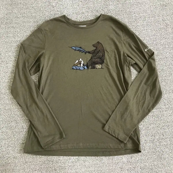 [BUNJANG] Columbia Long Sleeve Shirt (New) / 콜롬비아 롱슬리브(새상품)