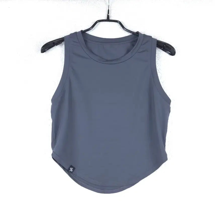 [BUNJANG] Xexymix Women's Charcoal Sleeveless Crop Top (Size 55) / 젝시믹스 여성 챠콜 민소매 크롭탑 (55)