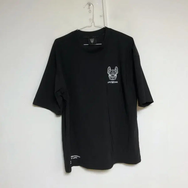 [BUNJANG] Life Work Men's Oversized Short Sleeve T-Shirt / 라이프워크 남성 오버핏 반팔티 100L@9923