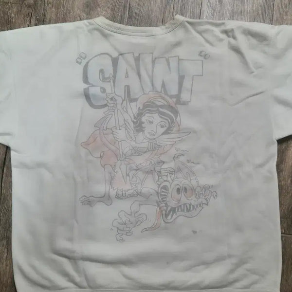 [BUNJANG] Saint Michael 21SS Sweatshirt - Madonna Printing / 세인트미카엘 21ss 스웻셔츠 성모마리아 프린팅