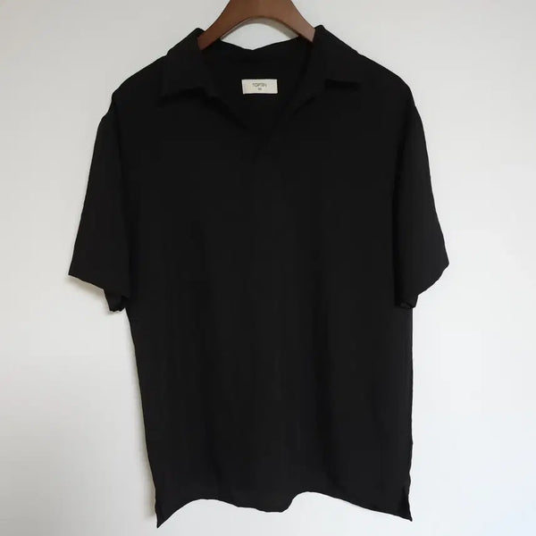 [BUNJANG] Toptem Men's Short Sleeve Collar T-shirt / 탑텐 남성 반팔 셔츠 카라 남성 티셔츠 G303