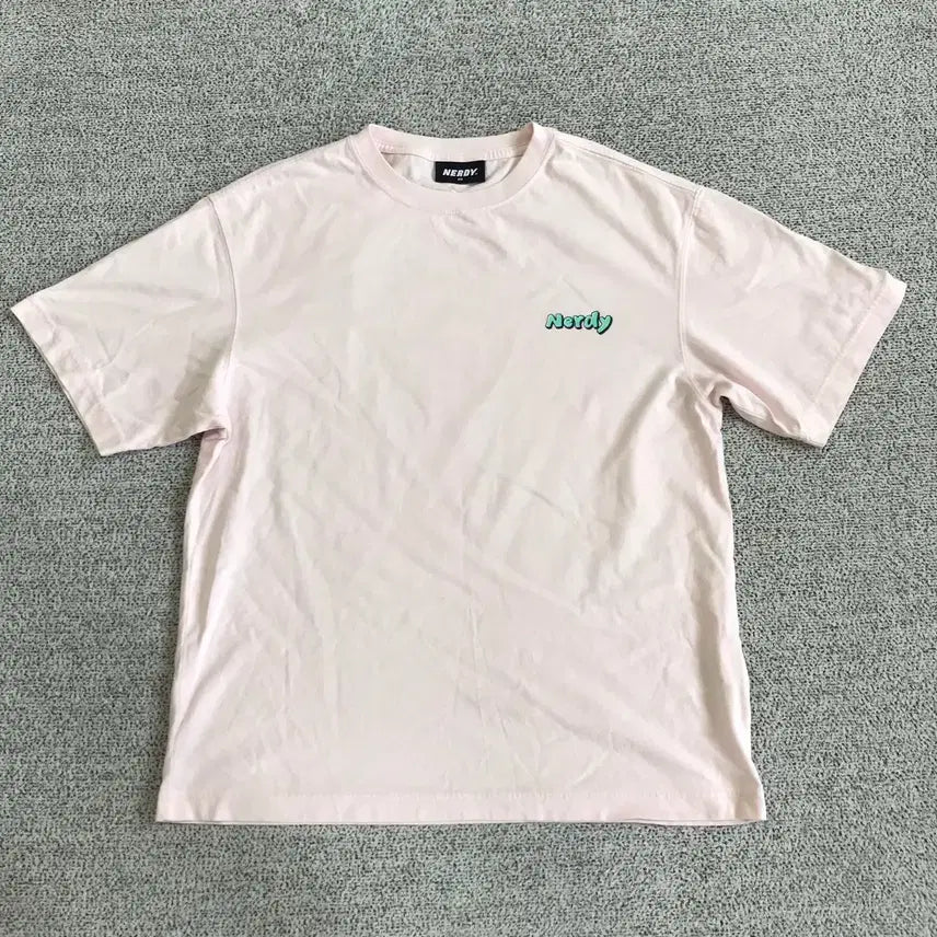 [BUNJANG] NERDY Pink Short-Sleeve T-Shirt / 널디 핑크 반팔