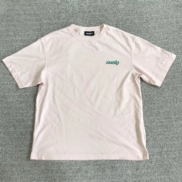 [BUNJANG] NERDY Pink Short-Sleeve T-Shirt / 널디 핑크 반팔