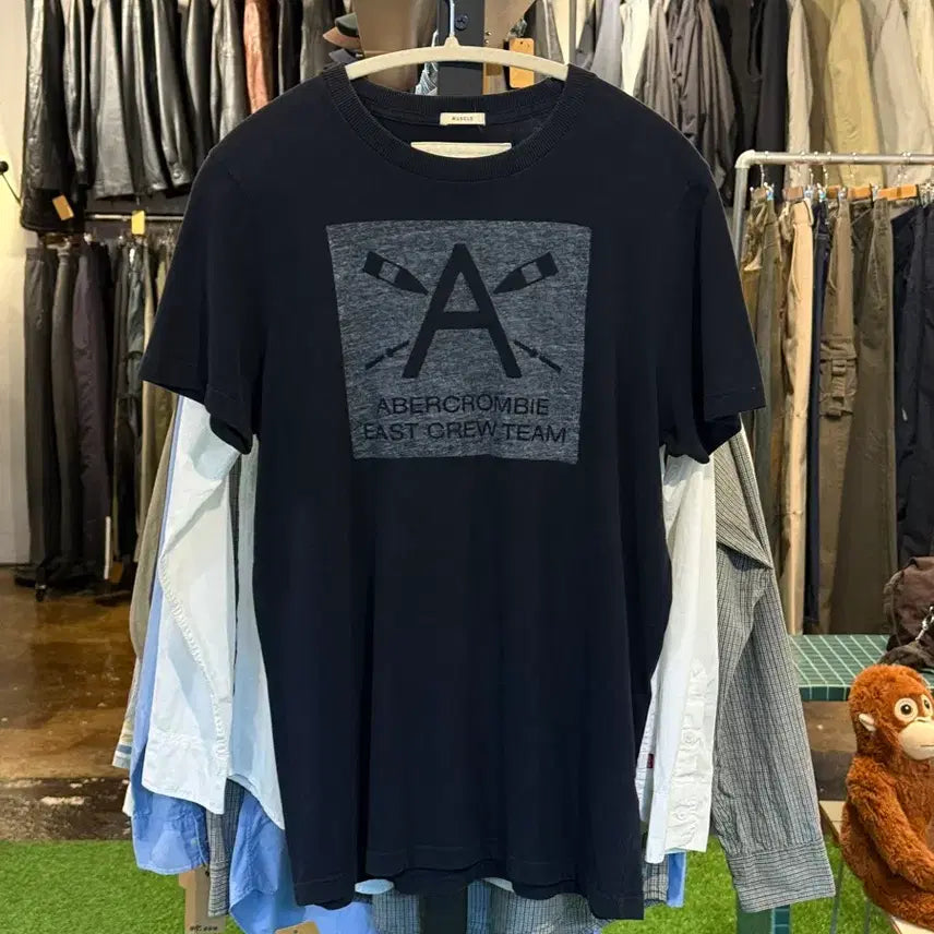 [BUNJANG] Abercrombie Muscle Line Short Sleeve T-Shirt L / 아베크롬비 머슬라인 반팔 티셔츠