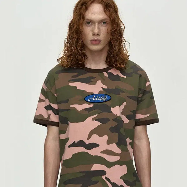 [BUNJANG] Andersson Bell Camouflage Ringer T-Shirt XL / 앤더슨벨 CAMOUFLAGE RINGER T-shirt(XL)