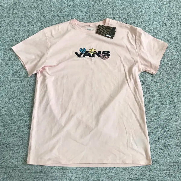 [BUNJANG] Vans Pink T-Shirt / 반스 핑크 반팔(새상품)
