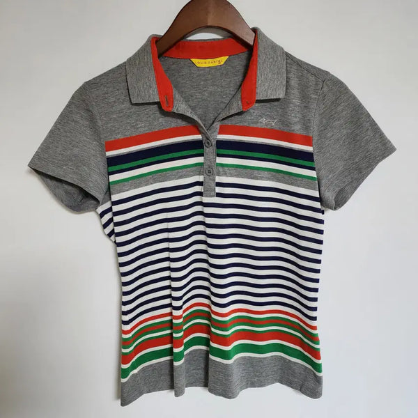 [BUNJANG] Louis Castel Women's Logo Collar Short Sleeve Polo T-Shirt G310 / 루이까스텔 여성 반팔 카라티 로고 여자 PK 티셔츠 G310