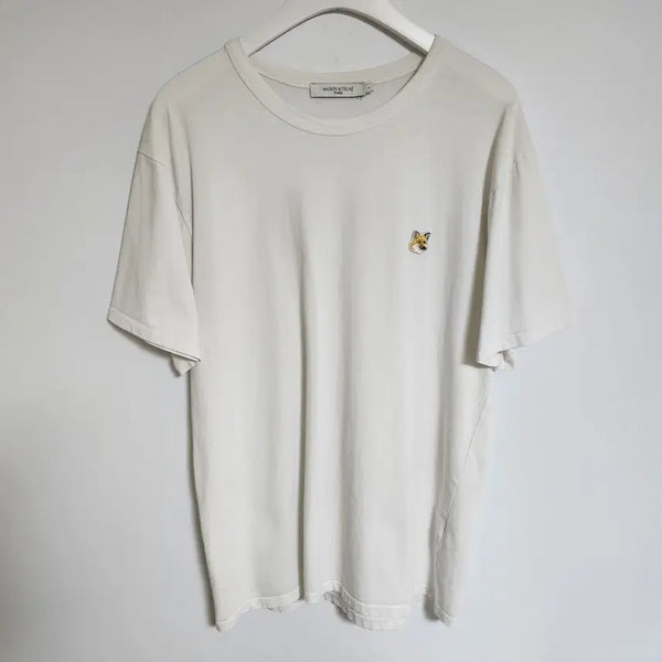 [BUNJANG] Maison Kitsuné Men's Short Sleeve Fox Logo T-Shirt / 메종키츠네 남성 반팔티 폭스 로고 남자 반팔 티셔츠 G311