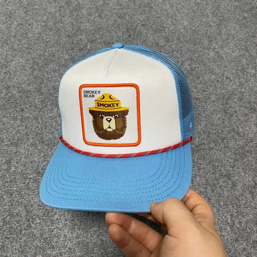 [BUNJANG] Smokey Bear Mesh Trucker Cap / Smokey Bear 스모키 베어 메쉬 트럭캡