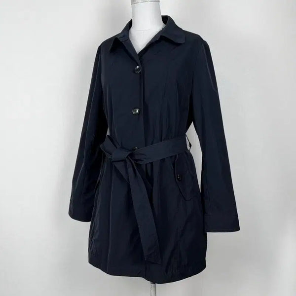 [BUNJANG] BCBG Belted Trench Coat Women's Navy / BCBG/벨티드 자켓 트렌치 코트 여91/라덴