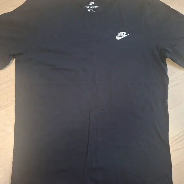 [BUNJANG] Nike Basic Logo Short Sleeve T-Shirt Black / 나이키 반팔티 블랙
