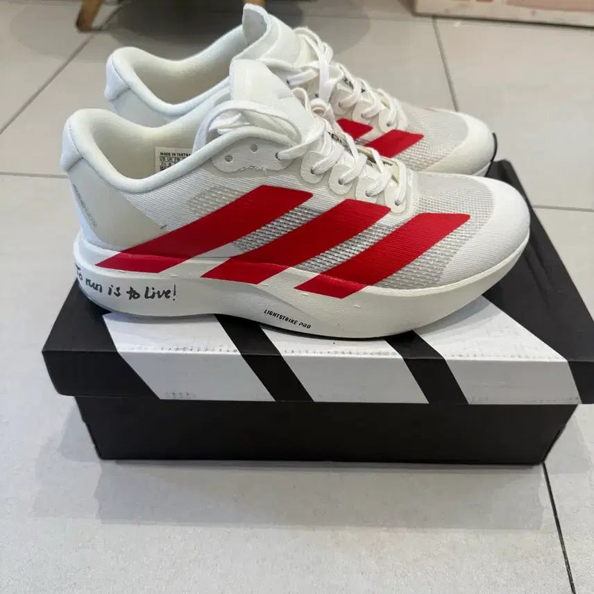 [BUNJANG] Adidas Adizero Running Shoes / 아디제로 신발 (새상품)