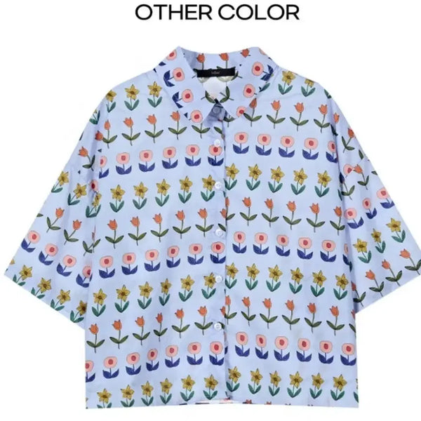 [BUNJANG] Le Shop Tie-Dye Shirt / 르샵 나염셔츠(새제품)