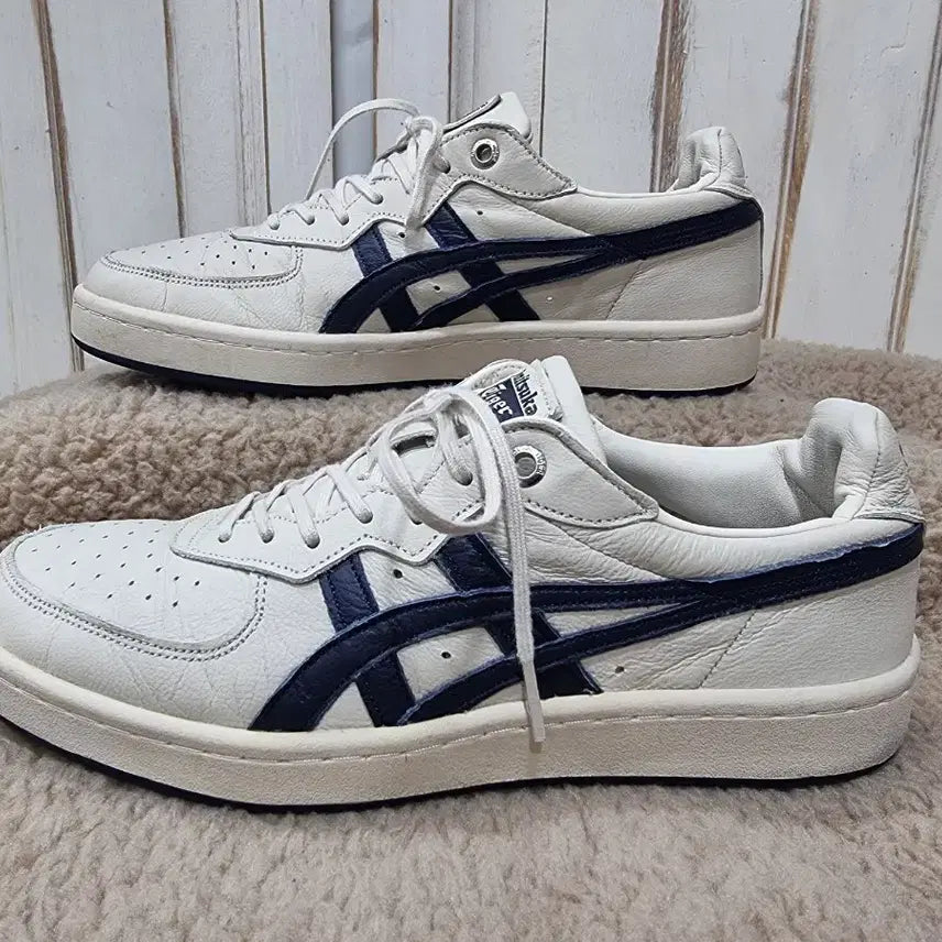 [BUNJANG] Onitsuka Tiger GSM SD Oatmeal Peacoat Sneakers / 오니츠카타이거 GSM SD 오트밀피코트 (D427