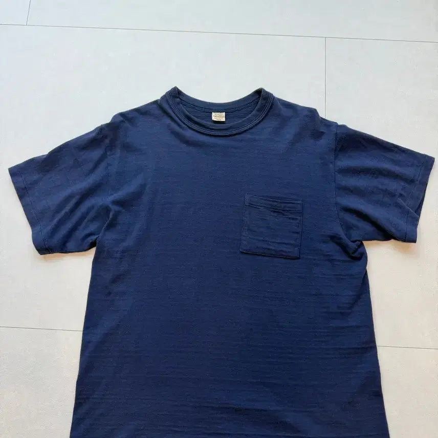 [BUNJANG] Warehouse 4601 Cotton T-Shirt Navy L / 웨어하우스 4601 천축 네이비 L 사이즈 팝니다