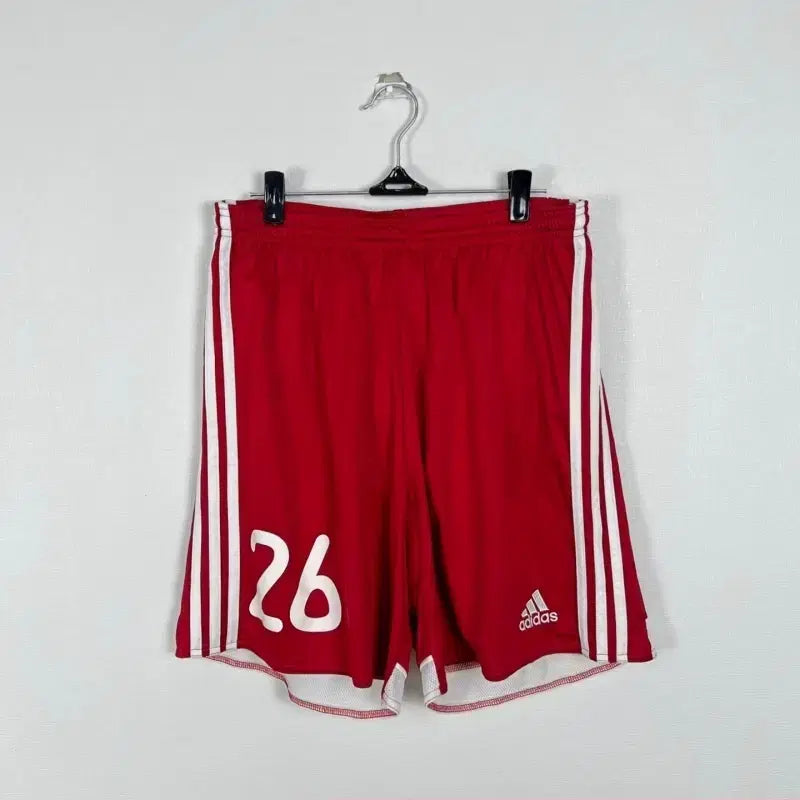 [BUNJANG] Adidas Training Shorts Red XL with Inner Briefs / 아디다스/팬티내장 트레이닝 반바지 레드 XL 105/라덴