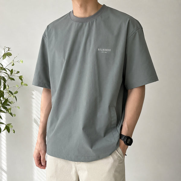[BUNJANG] Buckaroo Cool Weave Short Sleeve T-Shirt Men's Size 100 / [100]버커루 냉감 우븐 반팔티