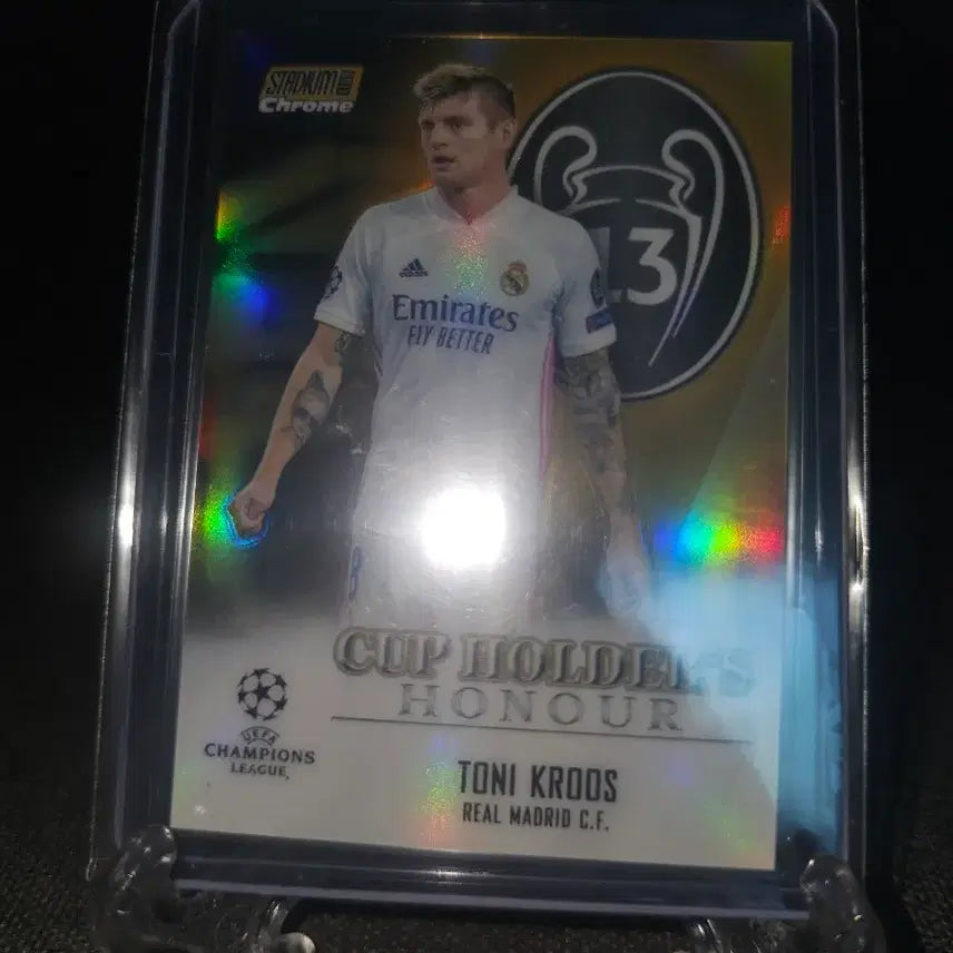 [BUNJANG] Real Madrid Toni Kroos Limited Edition Soccer Card / 스포츠 축구카드 레알마드리드 토니 크로스 50장한정