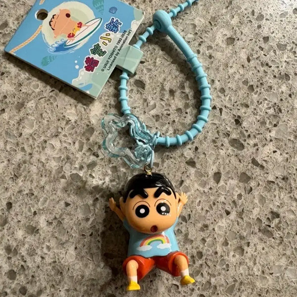 [BUNJANG] Crayon Shin-chan Glossy Beach Ball Keyring / 짱구 피규어 키링(유광)
