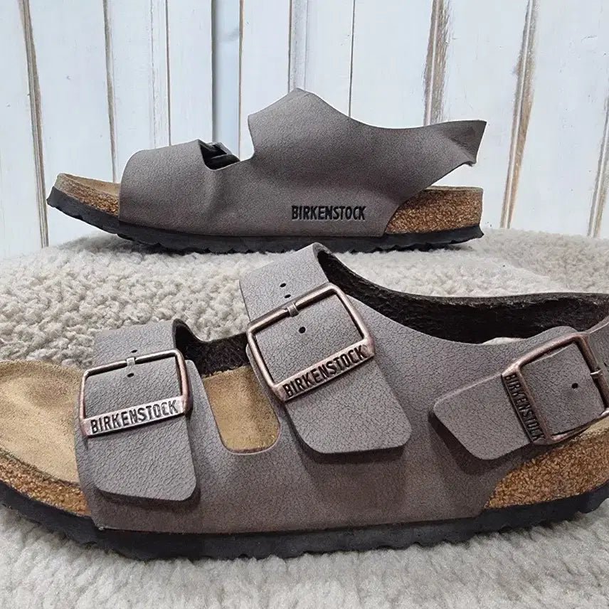 [BUNJANG] Birkenstock Milano Mocha Sandals Size 240 / 버켄스탁 밀라노 모카 샌들 (D428