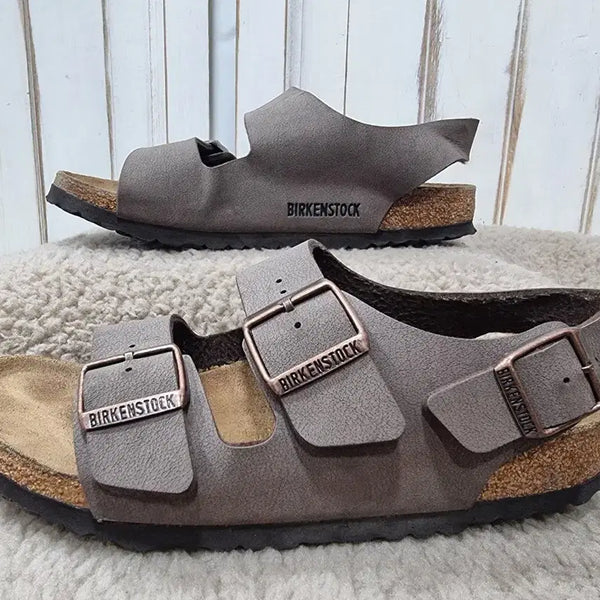 [BUNJANG] Birkenstock Milano Mocha Sandals Size 240 / 버켄스탁 밀라노 모카 샌들 (D428