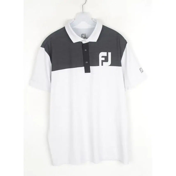 [BUNJANG] FJ Performance Short Sleeve Polo Shirt Men's L Golf T-Shirt KT4782 / FJ 기능성 반팔 카라티 남성L 골프 티셔츠 KT4782