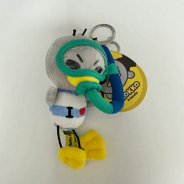 [BUNJANG] Annyeong Jadoo Snorkeling Kkoko Doll Keyring / (새상품) 안녕자두야 스노클링 여름 꼬꼬 인형 키링