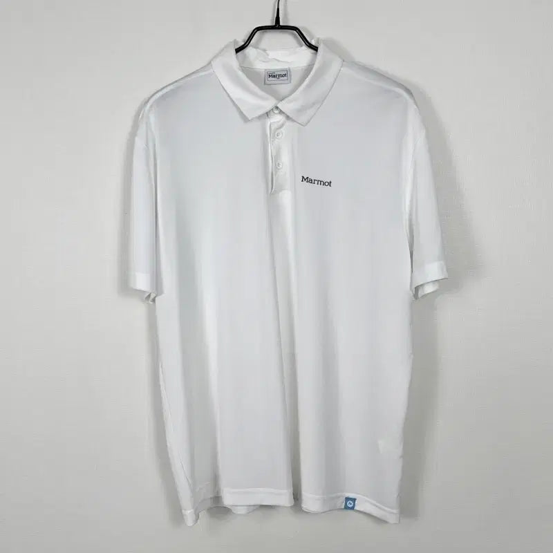 [BUNJANG] Marmot White Short Sleeve T-Shirt Men's 3XL / 마모트/상태굿 카라 반팔 티 티셔츠 남115 3XL/라덴