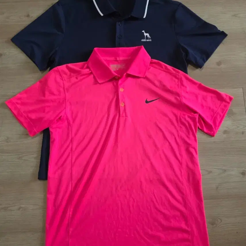 [BUNJANG] Nike & Adidas Golf Spandex Polo Shirts (2-Piece Set) / (일괄판매가) 나이키.아다바트 골프  스판 골프 폴로티셔츠 100~105 2종세트